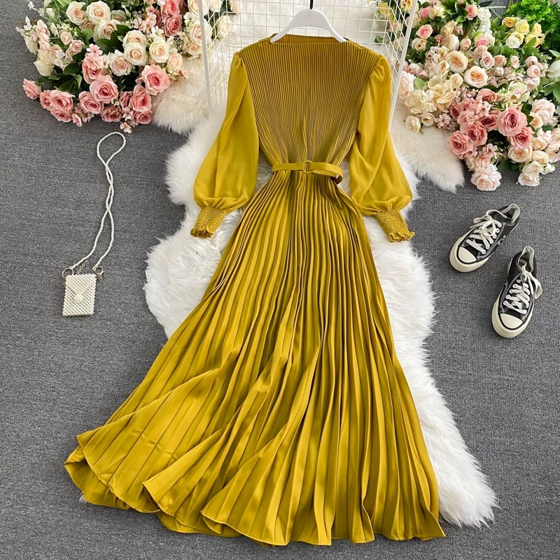 Flying high with you pleated dress FD98 image